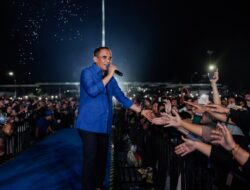 Anwar Hafid Gelar Pesta Rakyat HUT ke-25 Demokrat di Morowali, Ribuan Warga Tumpah Ruah